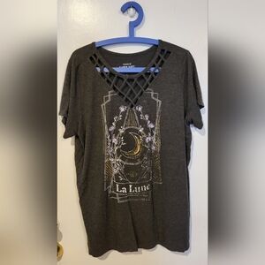 Torrid Super Soft Gray Knit Tee